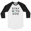 Semicolon Stay with God - Baseball T-Shirt