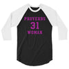 Proverbs 31 woman - Baseball style t-shirt