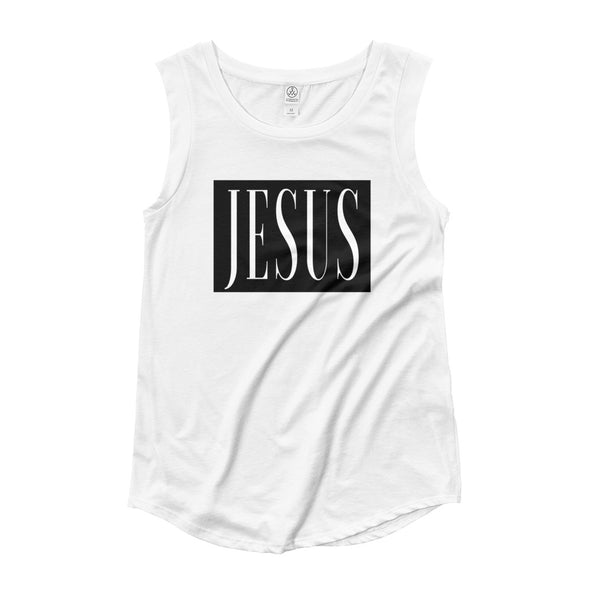 JESUS - Ladies’ Cap Sleeve T-Shirt
