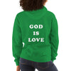 God is love (back) - Comfy Hoodie