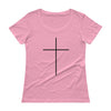 Cross - Ladies' Scoopneck T-Shirt
